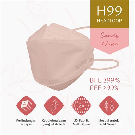 Himaya H99 Hijab Premium Face Respirator Sandy Nude Neutrovis