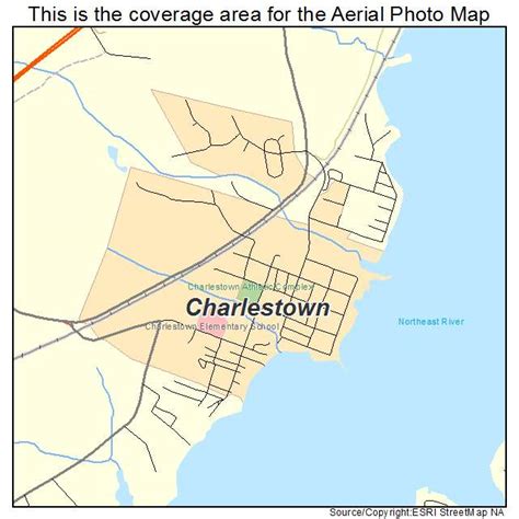 Aerial Photography Map of Charlestown, MD Maryland