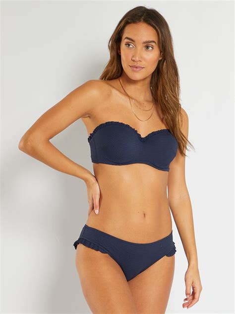 Sujetador De Bikini Con Copas Negro Iris Kiabi 14 00