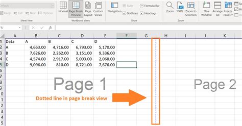 Removing Dotted Lines In Excel