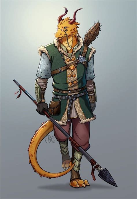 Dragonborn Dnd Character Art