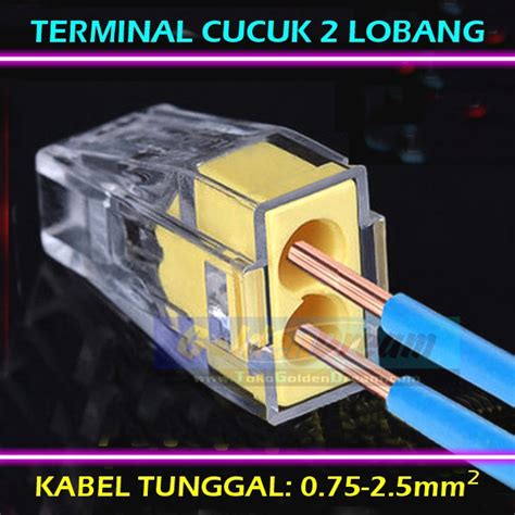 Jual Terminal Cucuk Kabel Pct Bukan Wago Push Konektor Tusuk