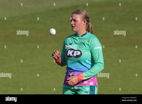 London Uk 9th Aug 2023 Ryana Macdonald Gay Of The Oval Invincibles