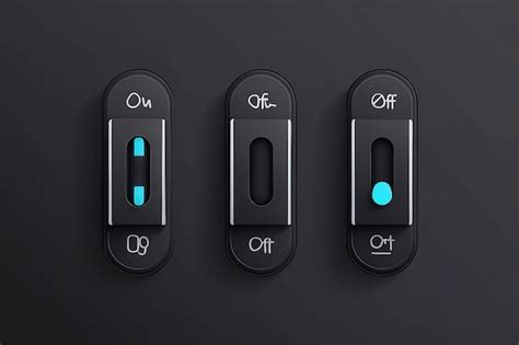 Premium Photo On And Off Toggle Switch Buttons Day And Night Mode