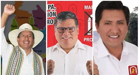 Ellos Son Los Electos Alcaldes De Las Provincias De Arequipa