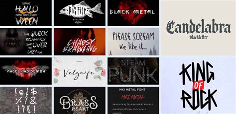 10+ Best Metal Band Fonts in 2021: Free and Premium - Master Bundles