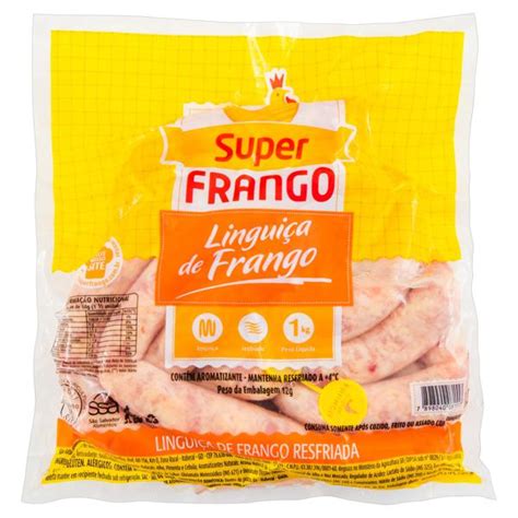 Linguiça de Frango Super Frango 1kg Supermercado Modelo