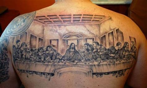 Tatuajes De La Ultima Cena De Cristo Y Pasajes Religiosos Tatuajes