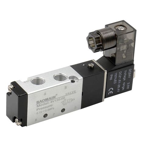 Buy Baomain Pneumatic Solenoid Air Valve V Dc V Way