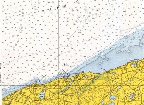 Wellfleet Harbor MA 1968 Nautical Map Reprint 20000 - Etsy