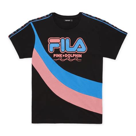 Fila Pink Dolphin Apparel Heritage Tape Tee Weartesters