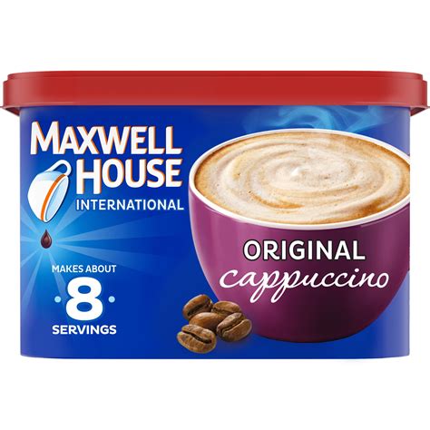 Maxwell House International Original Cappuccino Caf Style Instant