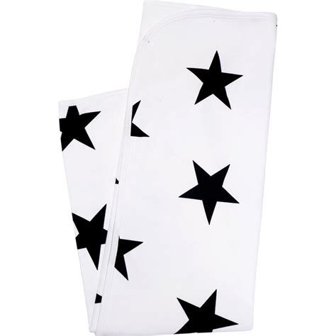 Bold Star Blanket, Black - Sammy + Nat Blankets & Quilts | Maisonette