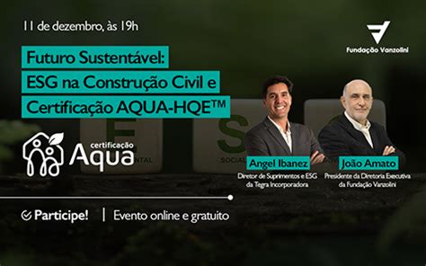 Futuro Sustentável ESG na Construção Civil e Certificação AQUA HQE