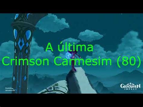 Como Conseguir A Ltima Calced Nia Carmesim Genshin Impact Youtube