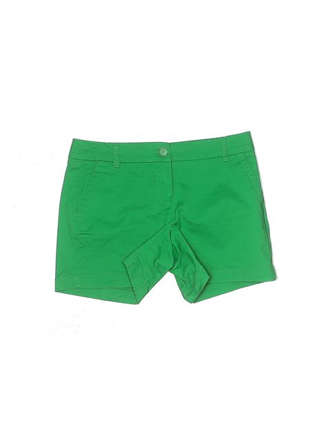 Crown And Ivy Solid Green Khaki Shorts Size 2 63 Off Thredup