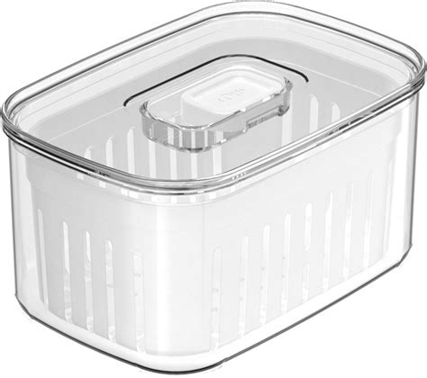 ORGANIZADOR CLEAR FRESH 0 65L CESTO NATURAL Flávia Organiza