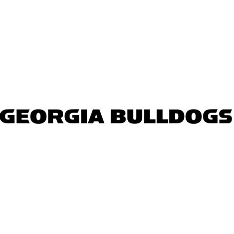 Georgia Bulldogs font download - Famous Fonts