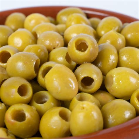 Aceitunas Verdes Deshuesadas Con Sabor A Anchoas