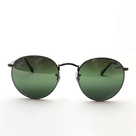 レイバン 偏光サングラス クロマンス Ray Ban RB3447 004G4 ラウンド 純正度付きレンズ可 rb3447 004g4