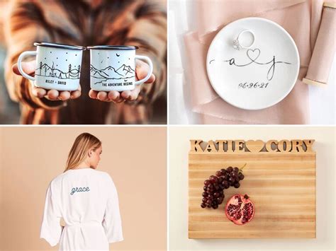 21 Personalized Bridal Shower Gifts That Go Above & Beyond