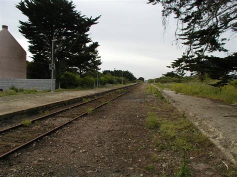 Voies De Trains Entre Auray Et Quiberon