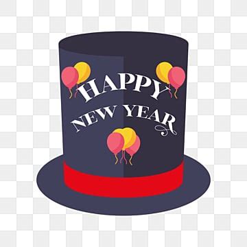 Happy New Year Hat Png Vector Psd And Clipart With Transparent