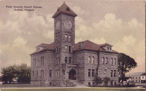 Polk County Oregon Courthouse Postcards