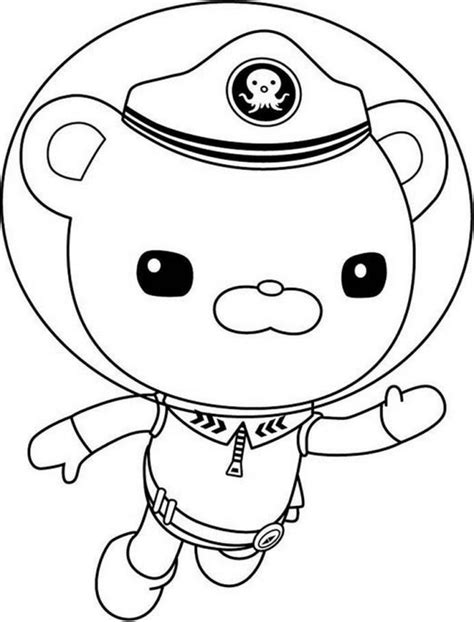 Captain Barnacles Coloring Page - Free Printable Coloring Pages for Kids