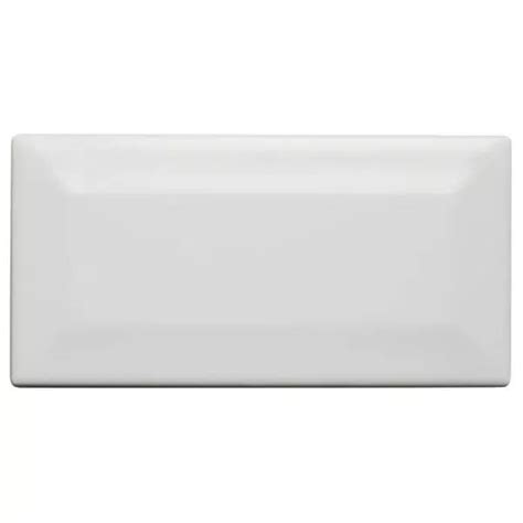 Daltile Restore 3 In X 6 In Ceramic Bevel Bright White Subway Tile