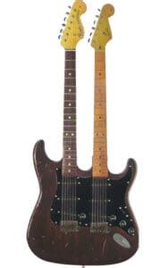 David Gilmour S Double Neck Custom Stratocaster Ground Guitar