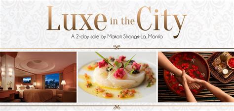 Manila Shopper: Makati Shangri-La Hotel Luxe in the City SALE: Mar 2014