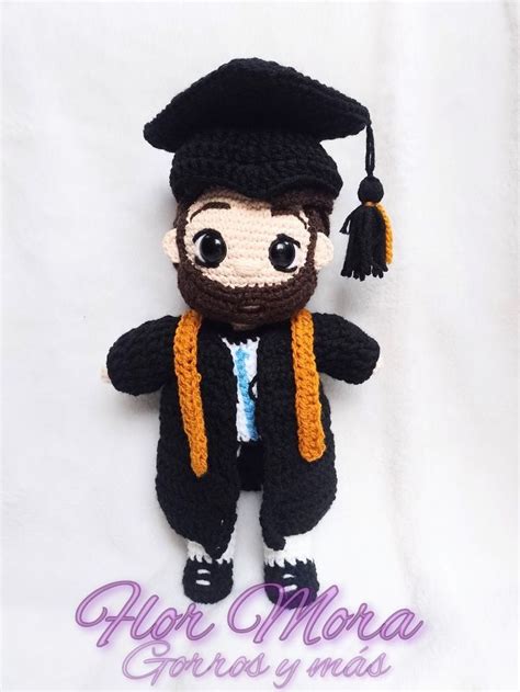 Messi Graduado Amigurumi