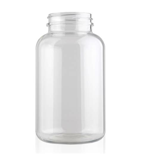 Clear PET Plastic Bottles - Wide Mouth Round Packers | Silver Spur Corporation