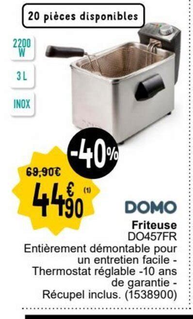 Domo Friteuse Promotie Bij Cora