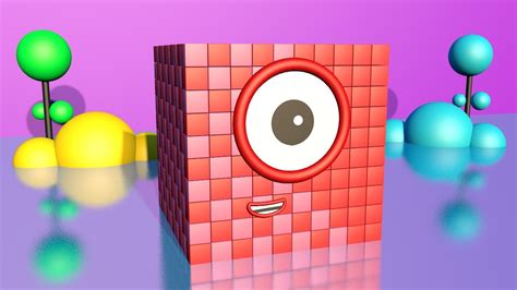 Numberblock 1000 HUGE Numberblocks Number Pattern Cube Animations YouTube