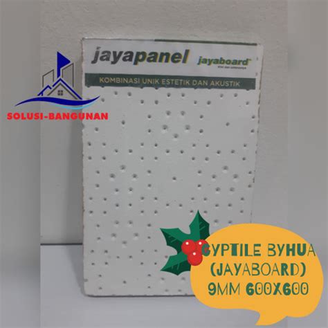 Jual Gyptile Jaya Byhua Mm X Plafon Jaya Panel Akustik Jaya Plafon