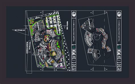 Centro Comercial En Autocad Librer A Cad