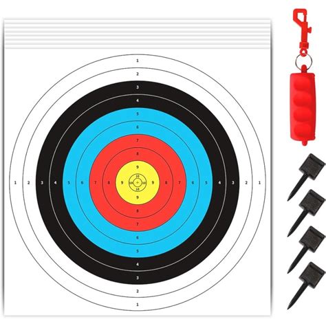 Ame Archery Targets Paper Standard Bow Arrow Paper Targets Face For