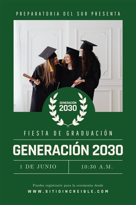 Plantillas Para Carteles De Graduaci N Gratis Canva