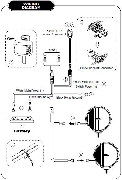 Piaa Driving Lights Wiring Diagram - Wiring Diagram