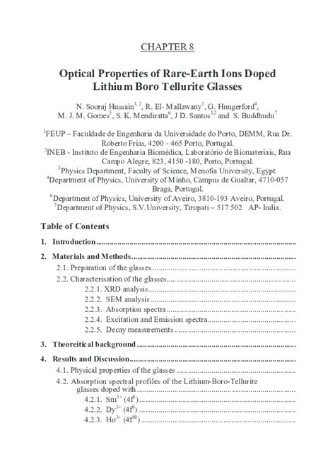 (PDF) CHAPTER-8: Optical Properties of Rare-Earth Ions Doped Lithium ...