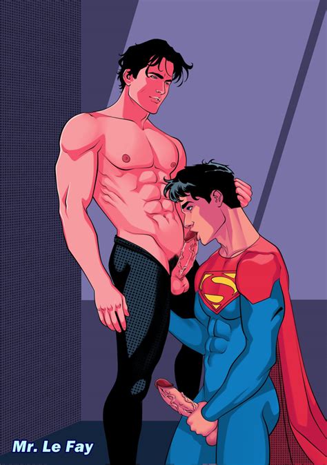 Rule 34 2boys Batman Series Blowjob Blowjob Face Boner Dc Dc Comics Dick Grayson Erect Penis