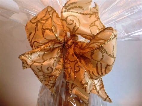 Gold Sparkle Hand Made Bow By Neelam Meetcha Perfect For Christmas