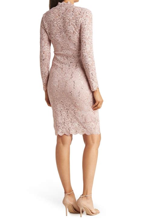 Marina Scalloped Sequined Lace Sheath Dress Nordstromrack