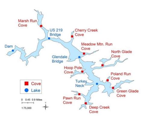 Deep Creek Lake Map Verjaardag Vrouw 2020