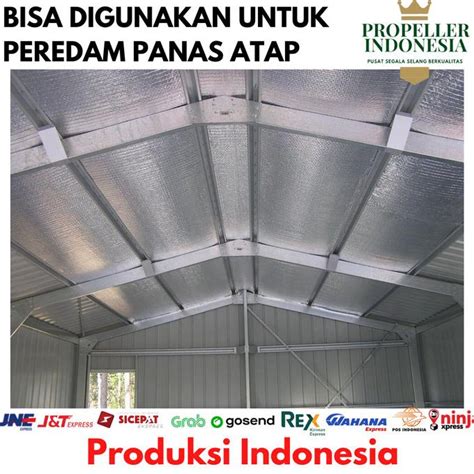 Jual Bubble Aluminium Foil Peredam Panas Insulasi Atap Alumunium Foil