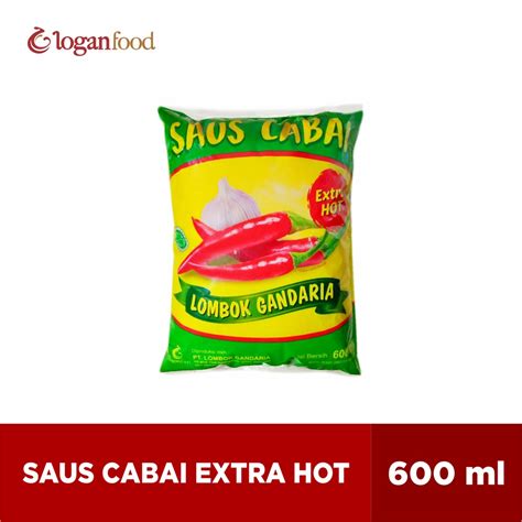 Jual Sclgs R Lombok Gandaria Saus Cabai Extra Hot Refill