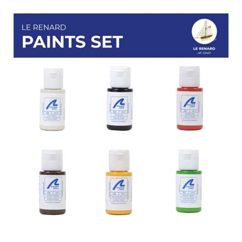 Artesania Latina 277pack18 Verfset Le Renard