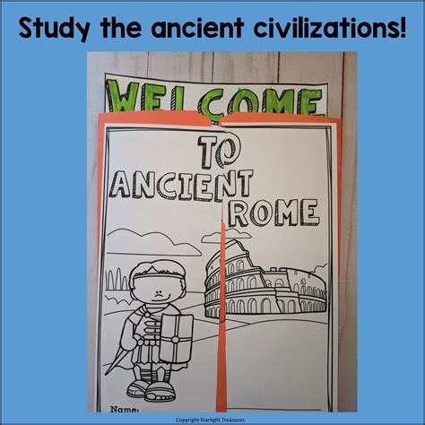 Ancient Rome Lapbook For Early Learners Ancient Civilizations Starlight Treasures Llc